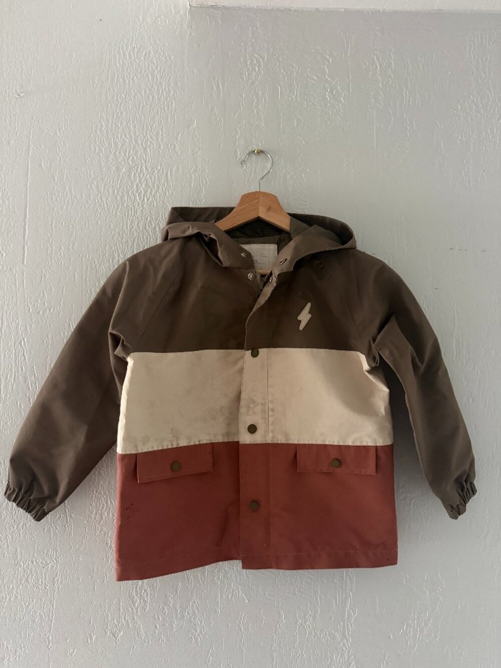 Rylee + Cru Colorblock Hooded Rain Jacket Coat – Play Condition
